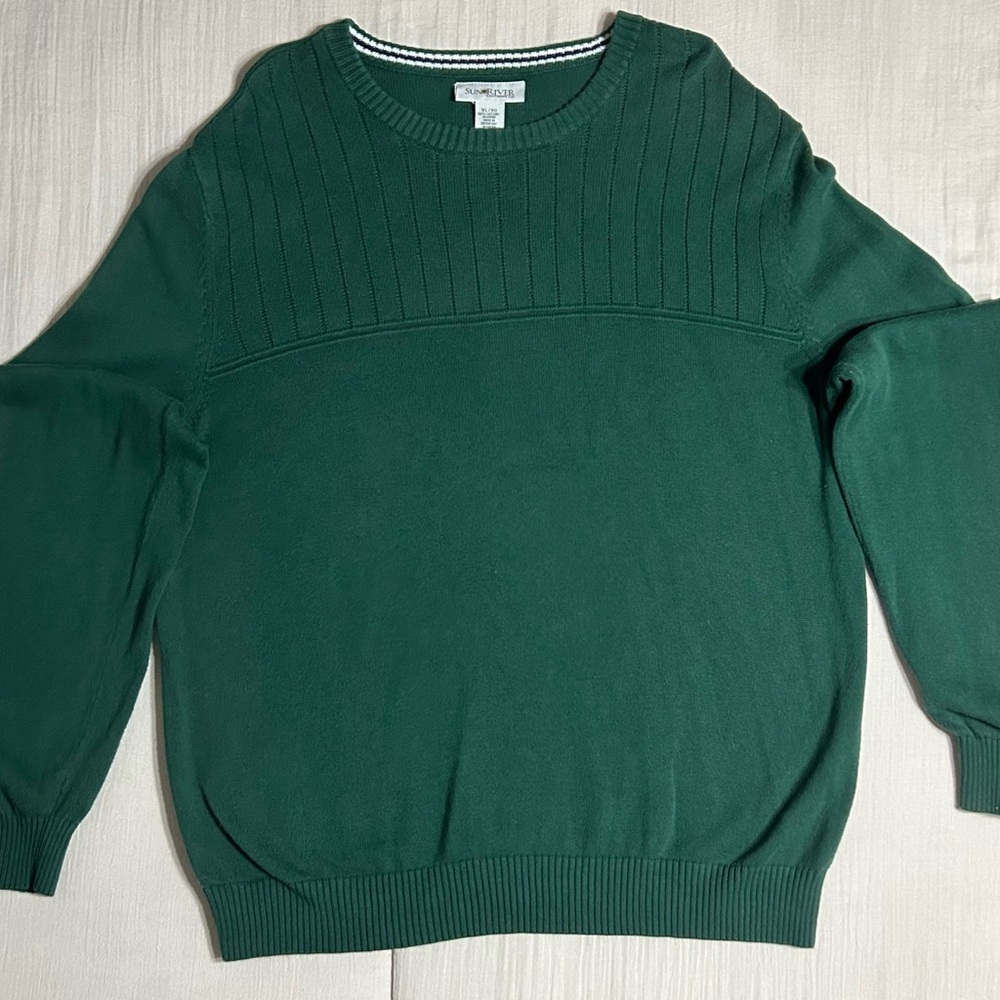 Men's Green Crewneck Sweater